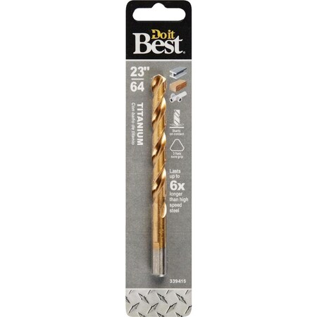 All-Source 23/64 In. Titanium Drill Bit 220201DB
